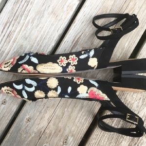 ASOS "Lolita" Embroidered Ballet Flats NWOT
